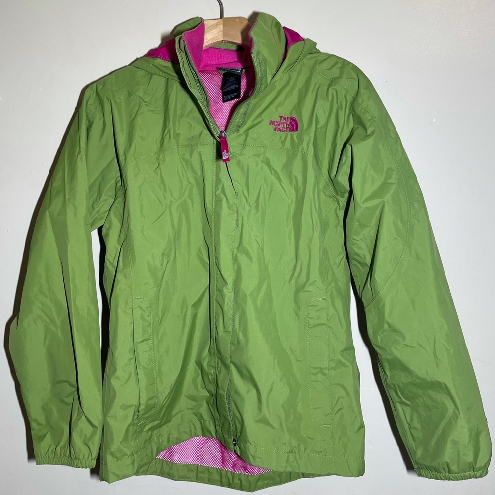 The north face girls hyvent hooded windbreaker